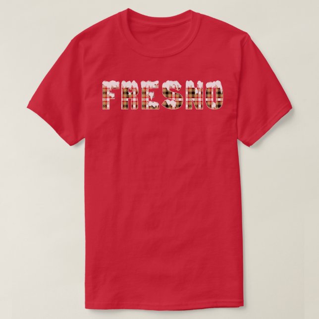 Fresno Snow T-Shirt (Design Front)