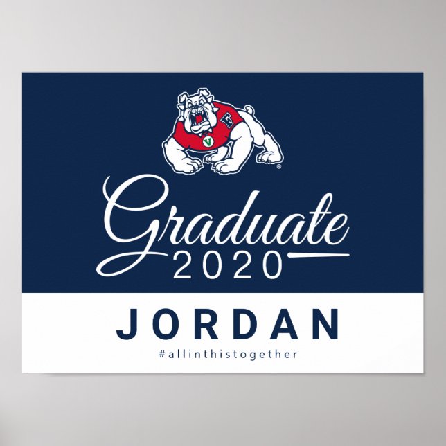 Fresno State 2020 Graduation Poster (Front)