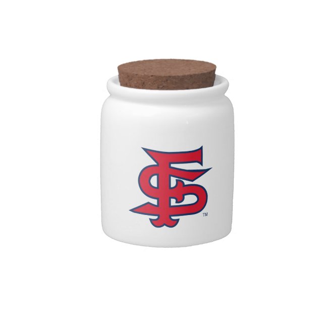 Fresno State Baseball Candy Jar (Front)