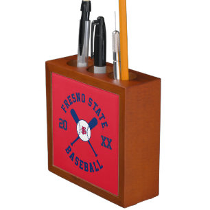 Fresno State Baseball Pencil/Pen Holder