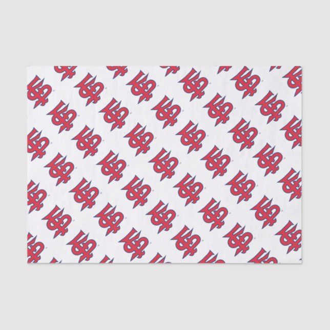 Fresno State Baseball Tissue Paper (Front)