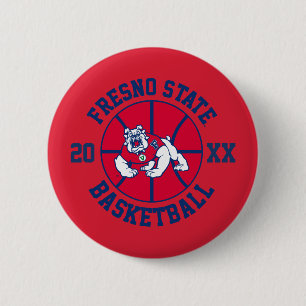 Fresno State Basketball Button