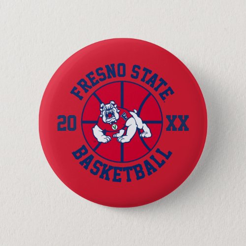 Fresno State Basketball Button