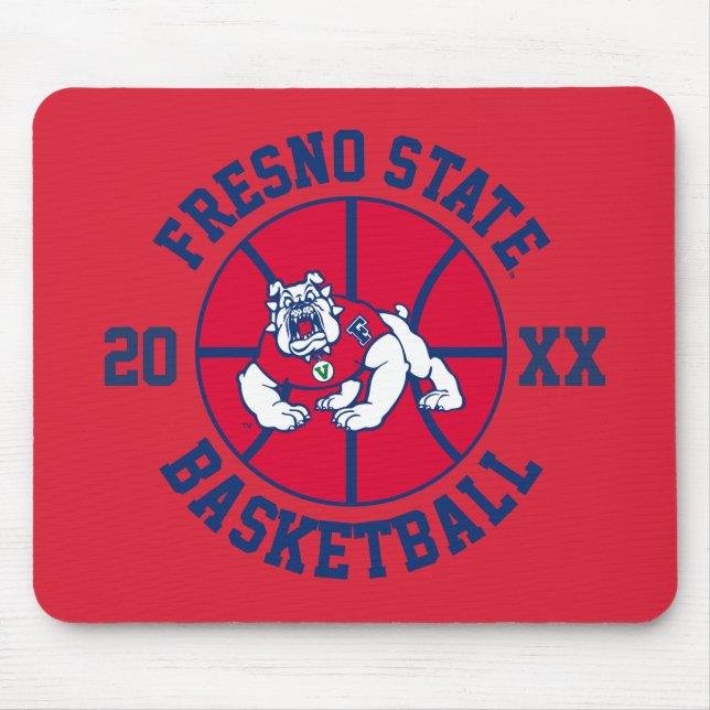 Fresno State Basketball Mouse Pad (Front)