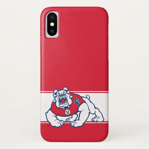 Fresno State Bulldog iPhone X Case