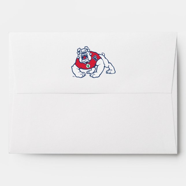 Fresno State Bulldog Envelope (Back (Top Flap))
