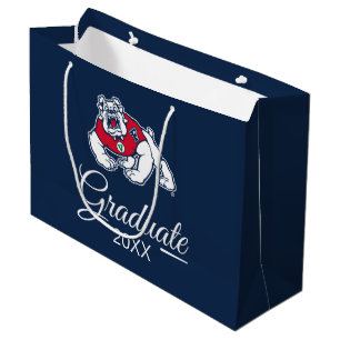 Fresno State Bulldog Graduation Large Gift Bag
