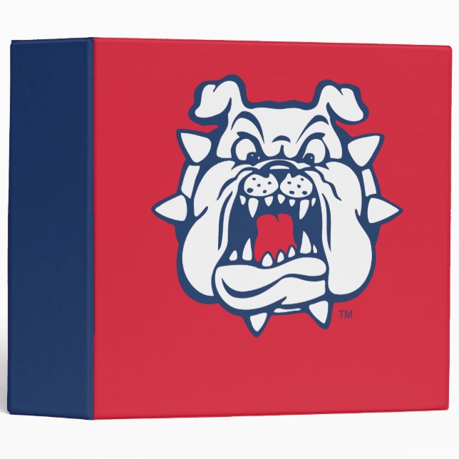 Fresno State Bulldog Head Binder (Front/Spine)
