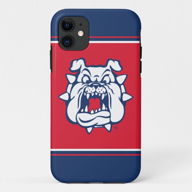 Fresno State Bulldog Head Case-Mate iPhone Case (Back)