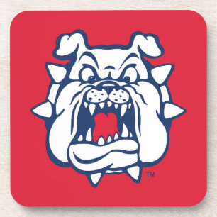 Fresno State Bulldog Head Coaster
