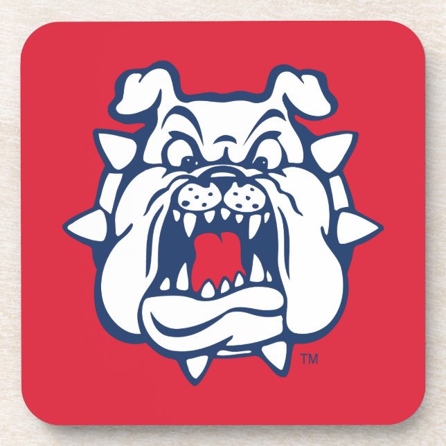 Fresno State Bulldog Head Coaster (Front)