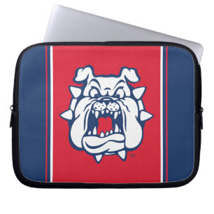 Fresno State Bulldog Head Laptop Sleeve