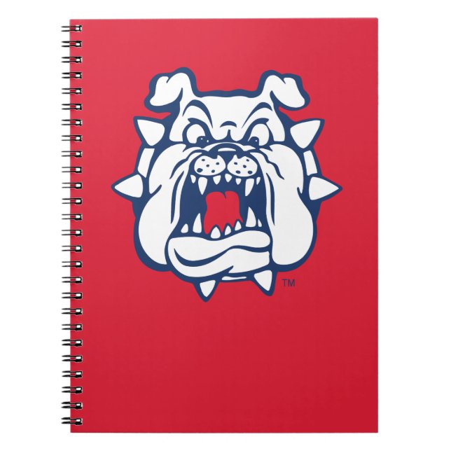 Fresno State Bulldog Head Notebook (Front)