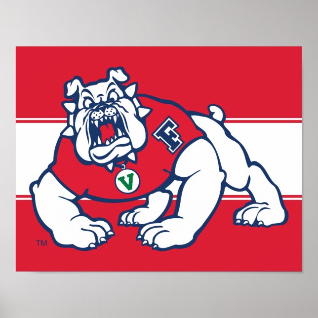 Fresno State Bulldog Poster (Front)