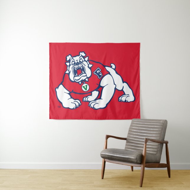 Fresno State Bulldog Tapestry (In Situ (Horizontal))