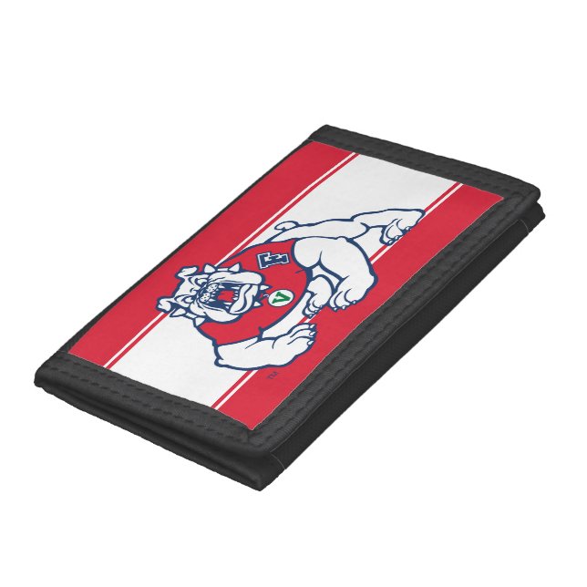 Fresno State Bulldog Tri-fold Wallet (Bottom)