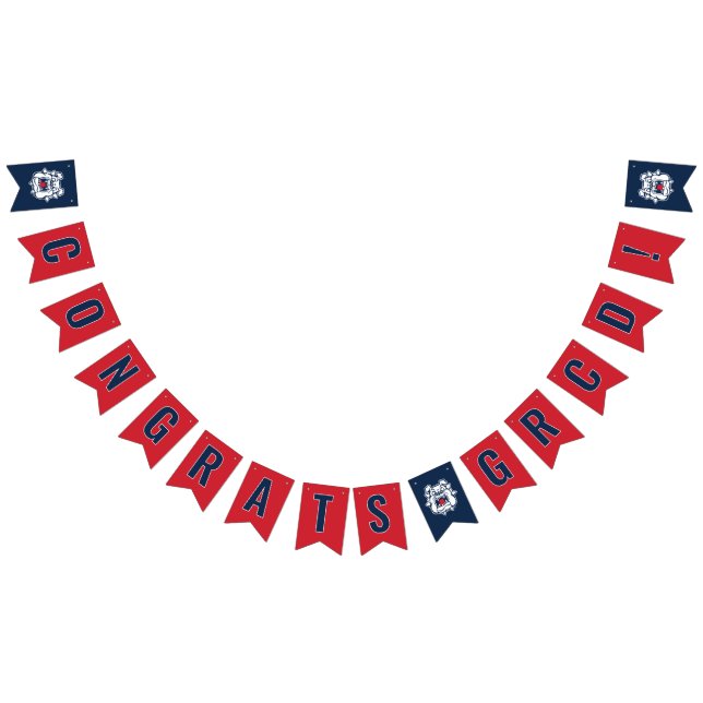 Fresno State Bulldogs Graduate Bunting Flags (All)