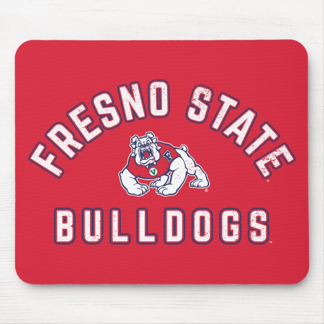Fresno State Bulldogs - Retro Mouse Pad (Front)