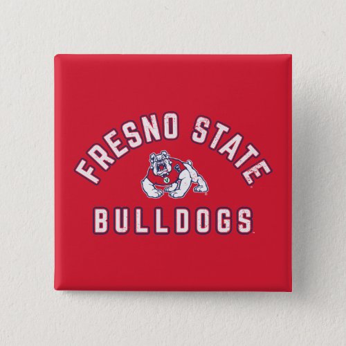 Fresno State Bulldogs _ Retro Pinback Button