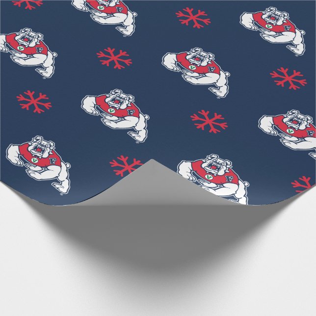 Fresno State Bulldogs Wrapping Paper (Corner)