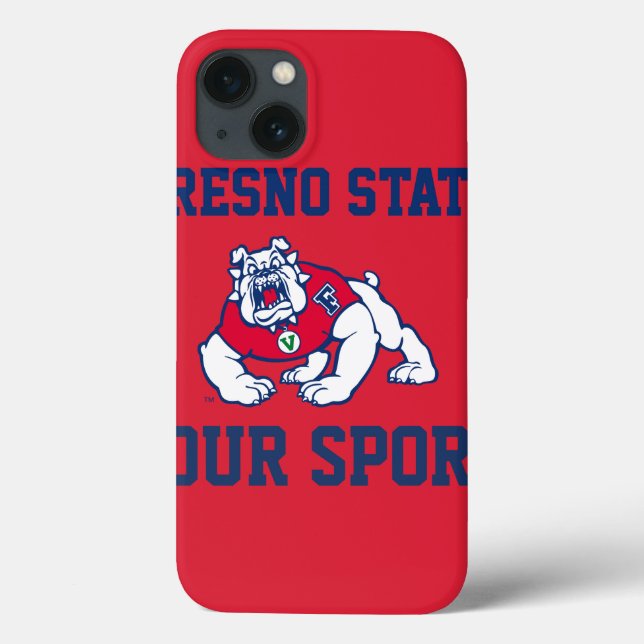 Fresno State Customize Your Sport Case-Mate iPhone Case (Back)