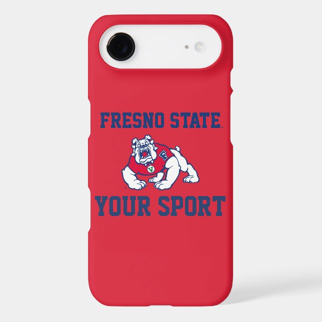 Fresno State Customize Your Sport Case-Mate iPhone Case (Back)