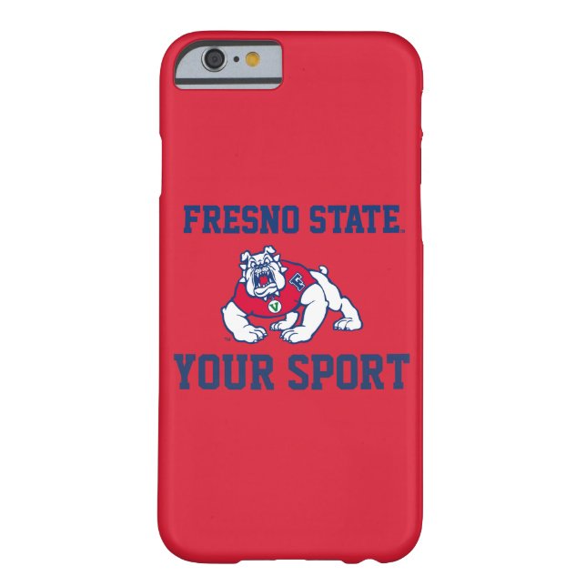Fresno State Customize Your Sport Case-Mate iPhone Case (Back)