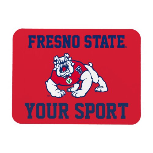 Fresno State Customize Your Sport Magnet