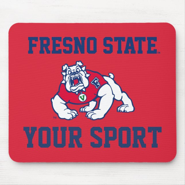 Fresno State Customize Your Sport Mouse Pad (Front)