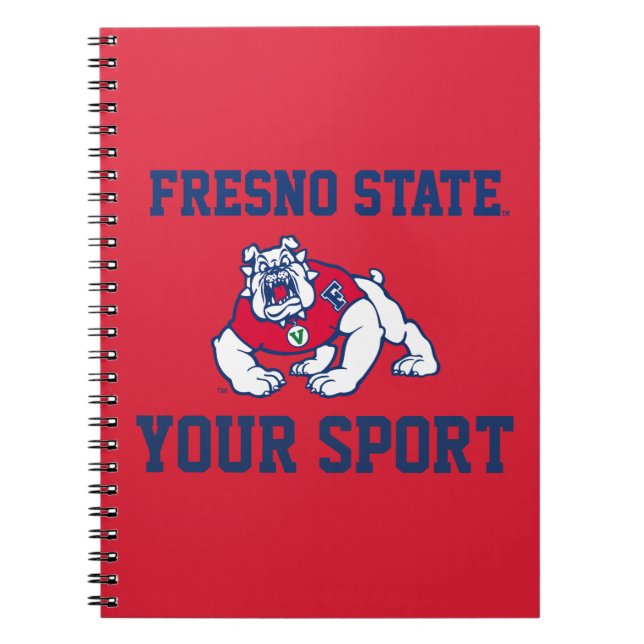 Fresno State Customize Your Sport Notebook (Front)