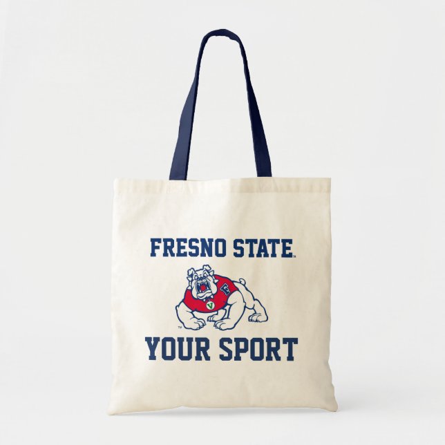 Fresno State Customize Your Sport Tote Bag (Front)
