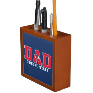 Fresno State Dad Pencil Holder