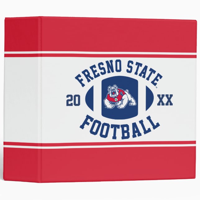 Fresno State Football 3 Ring Binder (Front/Spine)