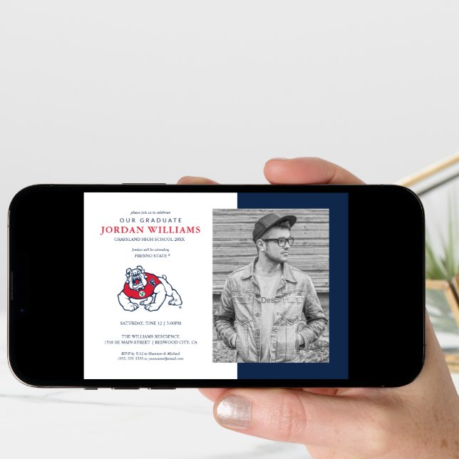 Fresno State Future Graduation  Announcement (Front Digital)