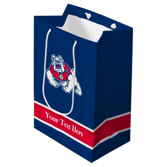 Fresno State Gift Bag - Medium (Front Angled)