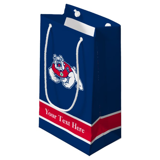 Fresno State Gift Bag - Small (Front Angled)