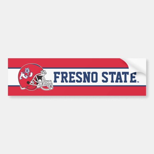 Fresno State Helmet Bumper Sticker