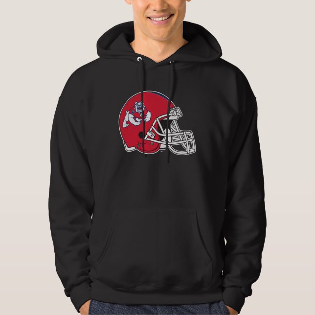 Fresno State Helmet Hoodie (Front)