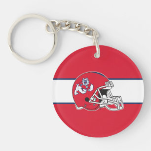 Fresno State Helmet Keychain