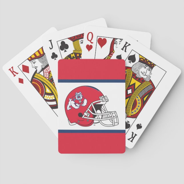 Fresno State Helmet Poker Cards (Back)