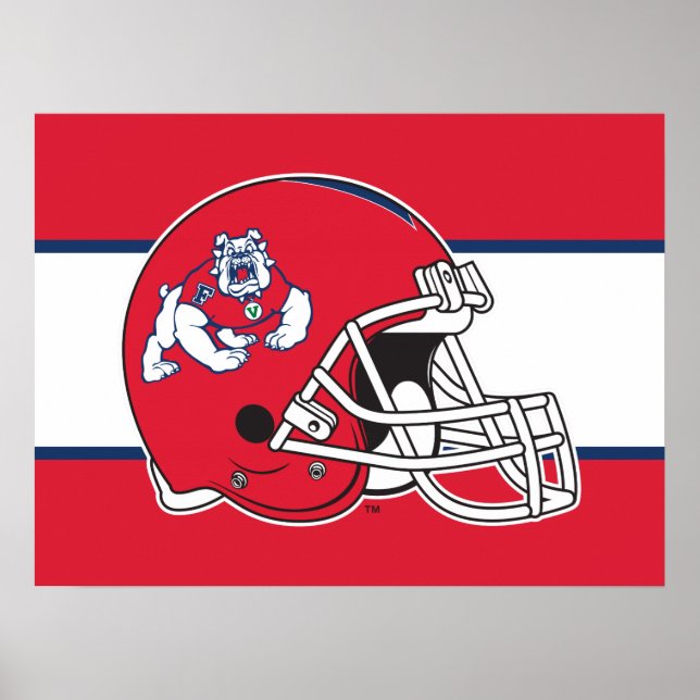 Fresno State Helmet Poster (Front)