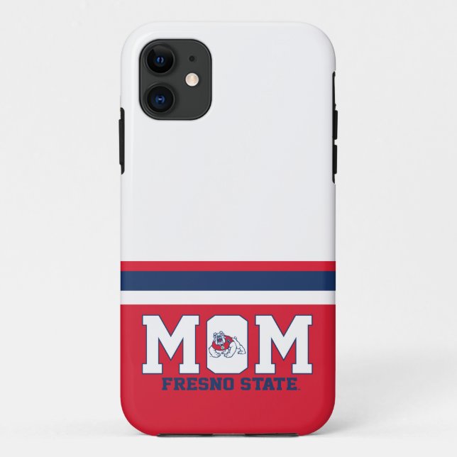 Fresno State Mom Case-Mate iPhone Case (Back)