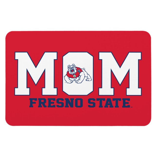 Fresno State Mom Magnet (Horizontal)