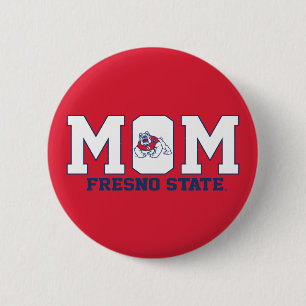 Fresno State Mom Pinback Button