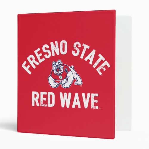 Fresno State  Red Wave _ Classic 3 Ring Binder