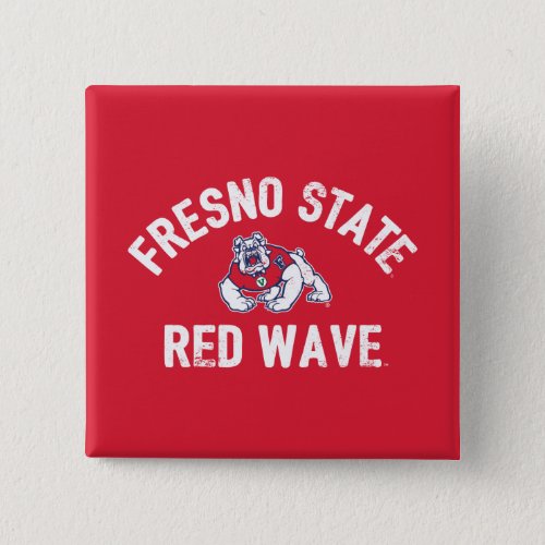 Fresno State  Red Wave _ Classic Pinback Button