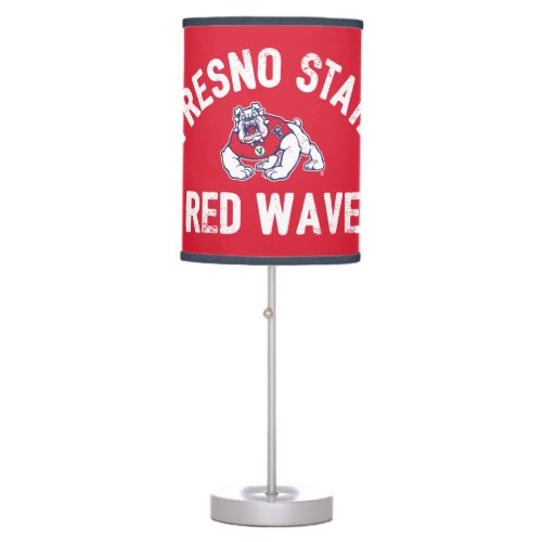 Fresno State  Red Wave _ Classic Table Lamp