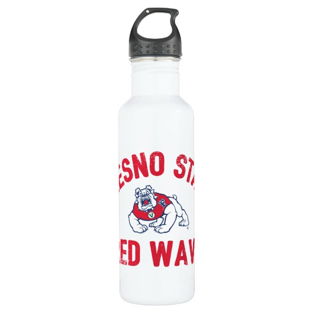 Fresno State | Red Wave - Classic Water Bottle (Front)