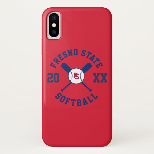 Fresno State Softball Case-Mate iPhone Case (Back)