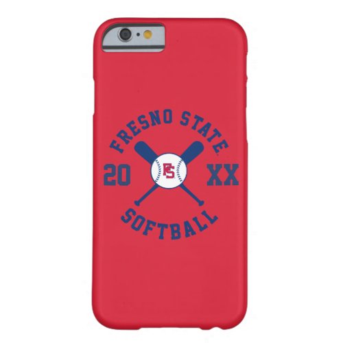 Fresno State Softball Barely There iPhone 6 Case